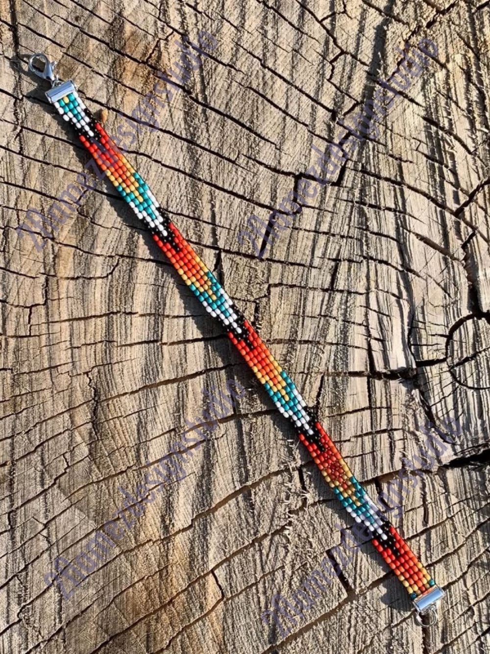 Handmade ‘Rainbow’ Thin Seed Bead Bracelet - 2 sizes